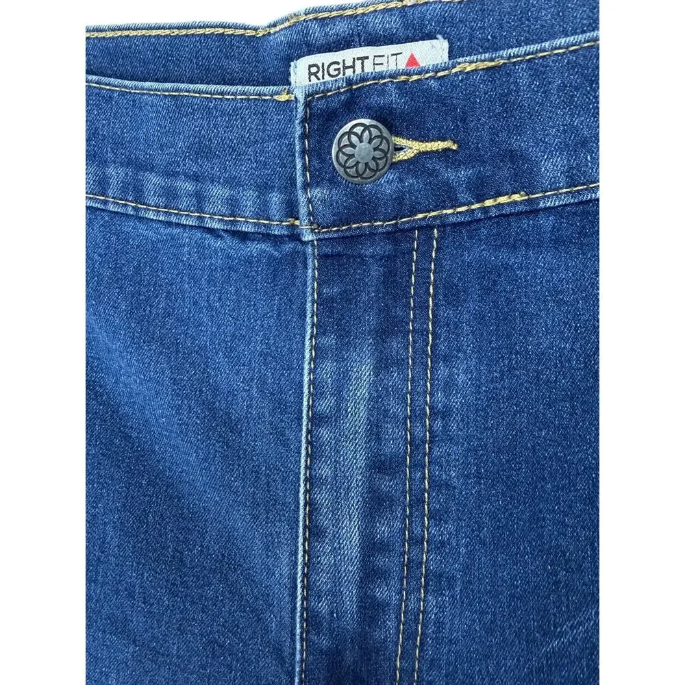 Catherines Right Fit Jeans Plus Sz 20WP Moderately‎ Curvy Cropped